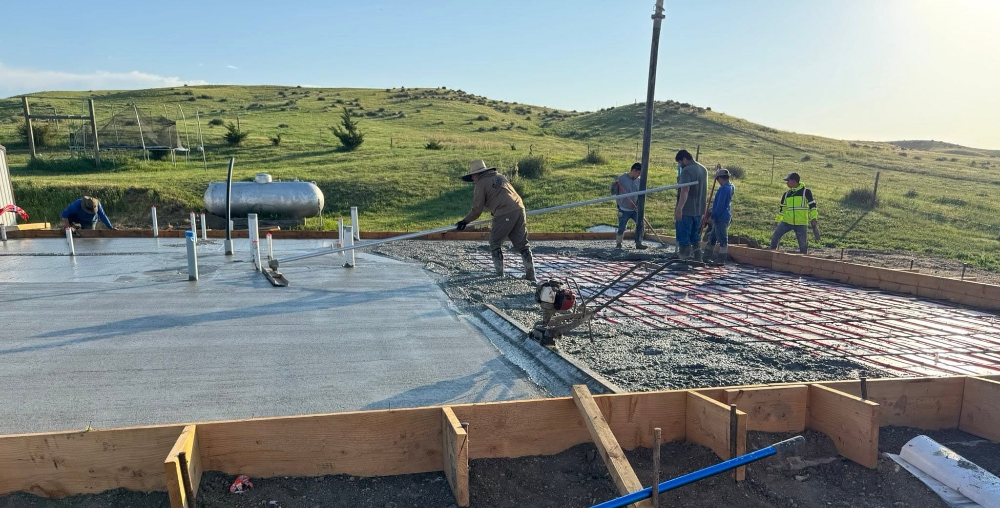 Concrete Floor Installation construction visual representation