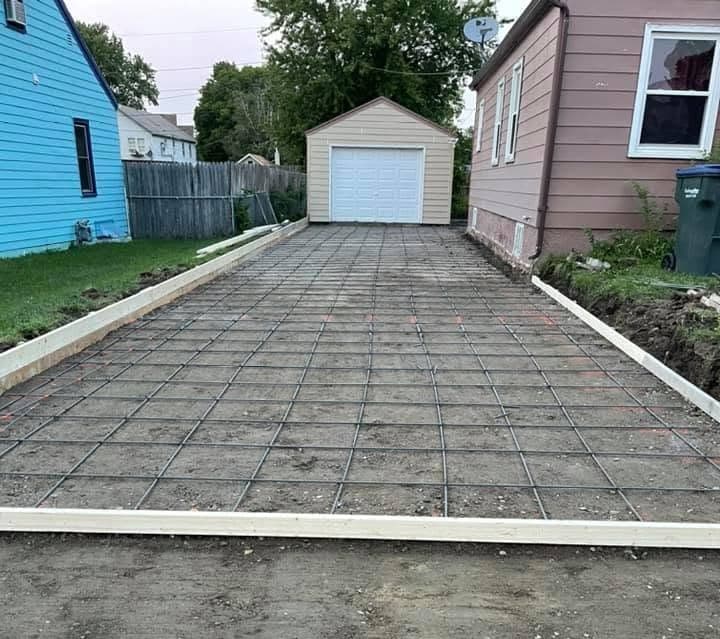Garage Floor Concrete construction visual representation